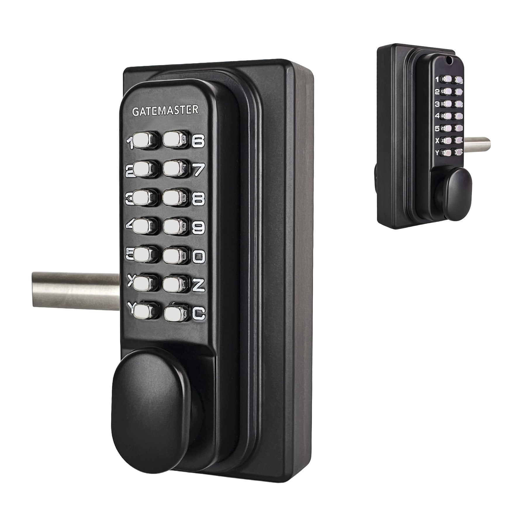 Gatemaster BDG4060L - BDG Superlock 2.0 Code Gate Lock - Double-Sided Keypad - Left Hand