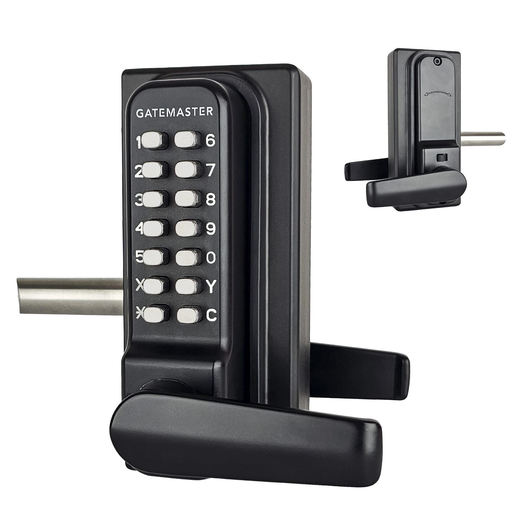 Gatemaster BDGSRR4060R - BDGSRR Superlock 2.0 Code Gate Lock - RapidReset Code - Single-Sided Keypad - Right Hand