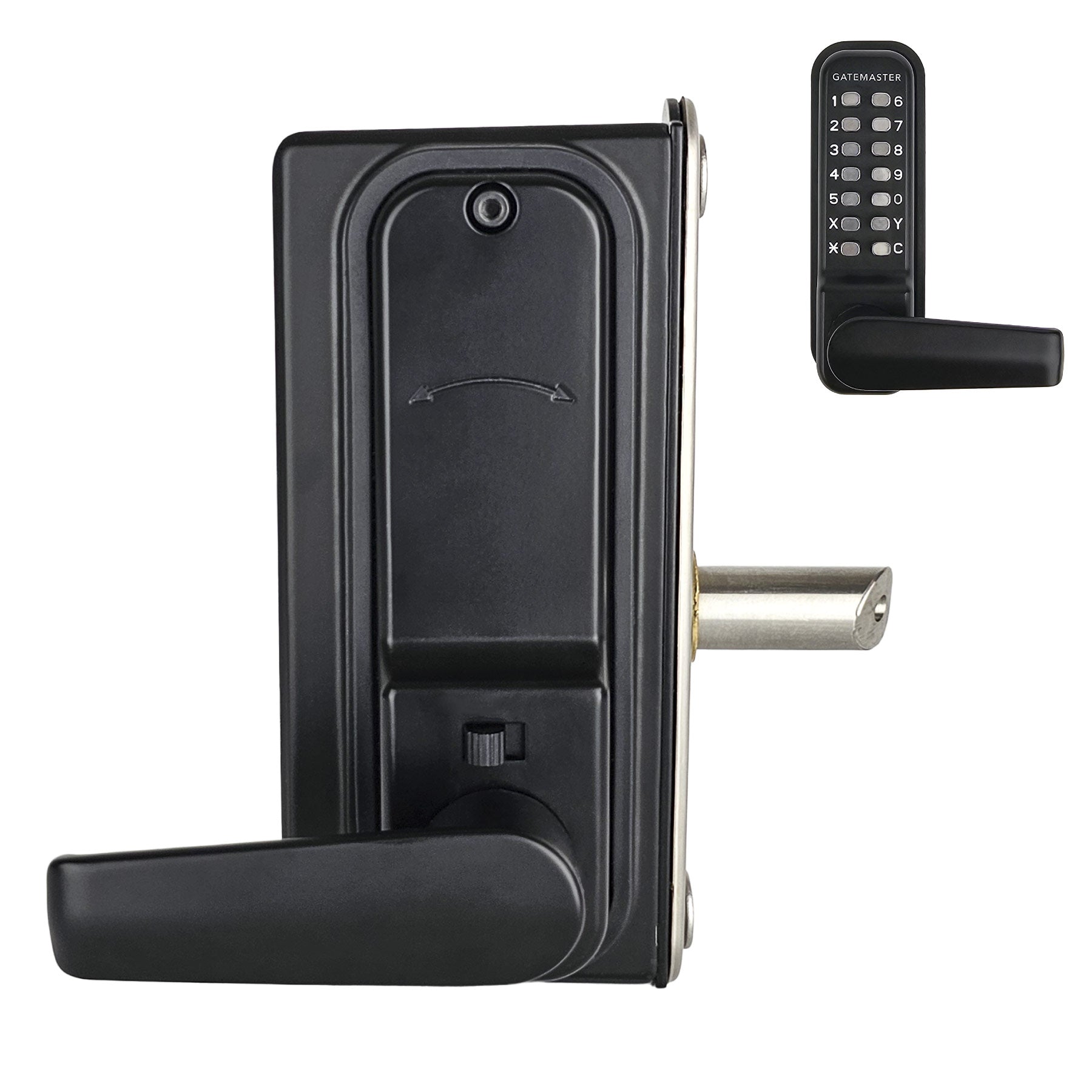 Gatemaster BDGSWRRR - BDGSW Superlock 2.0 RapidReset Gate Lock - Fixed Surface Mounted - Single-Sided Keypad - Right Hand