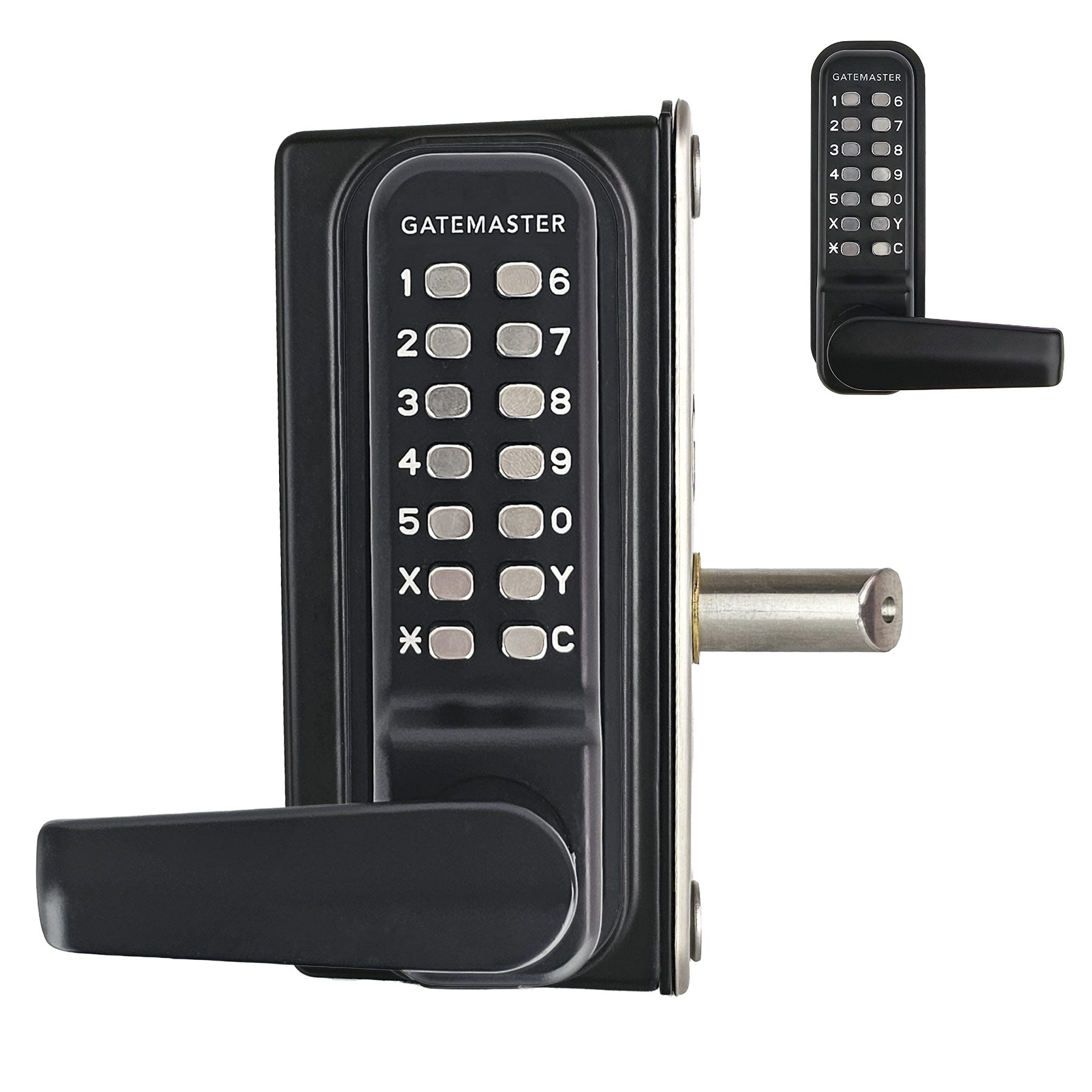 Gatemaster BDGWRRR - BDGW Superlock 2.0 RapidReset Gate Lock - Fixed Surface Mounted - Double-Sided Keypad - Right Hand