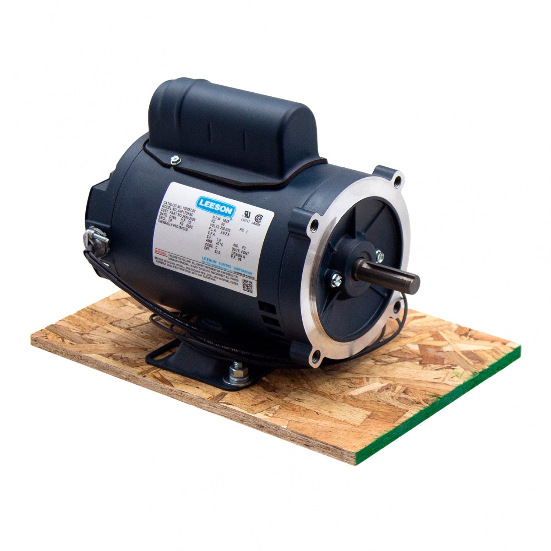 Motor lineal 2500-2308, 1/2 HP, 208/230 V, monofásico