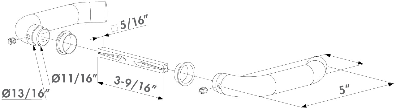 Mango de acero inoxidable Locinox 3006I