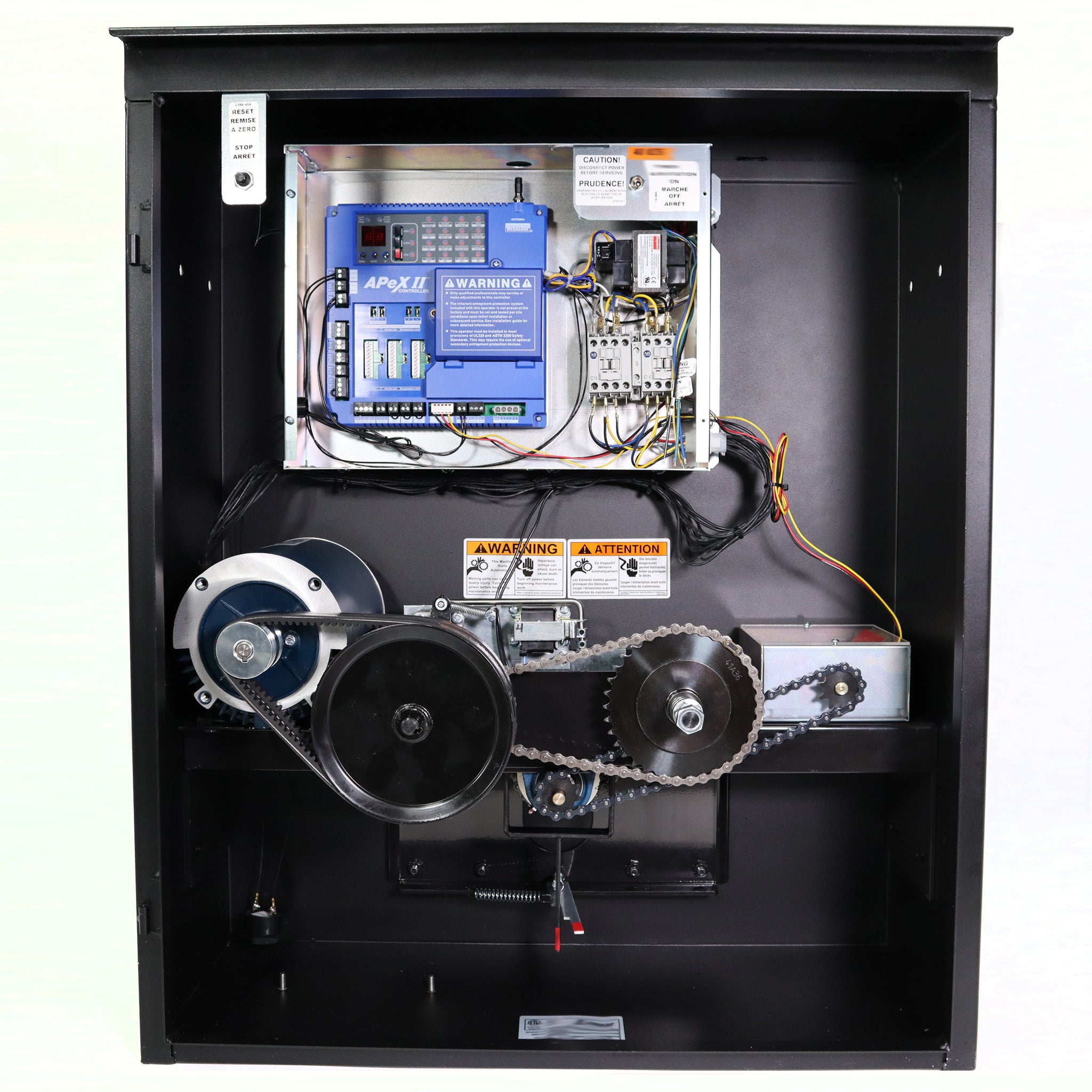 Operador de puerta corrediza lineal OSCO HSLG-123 de 1 HP