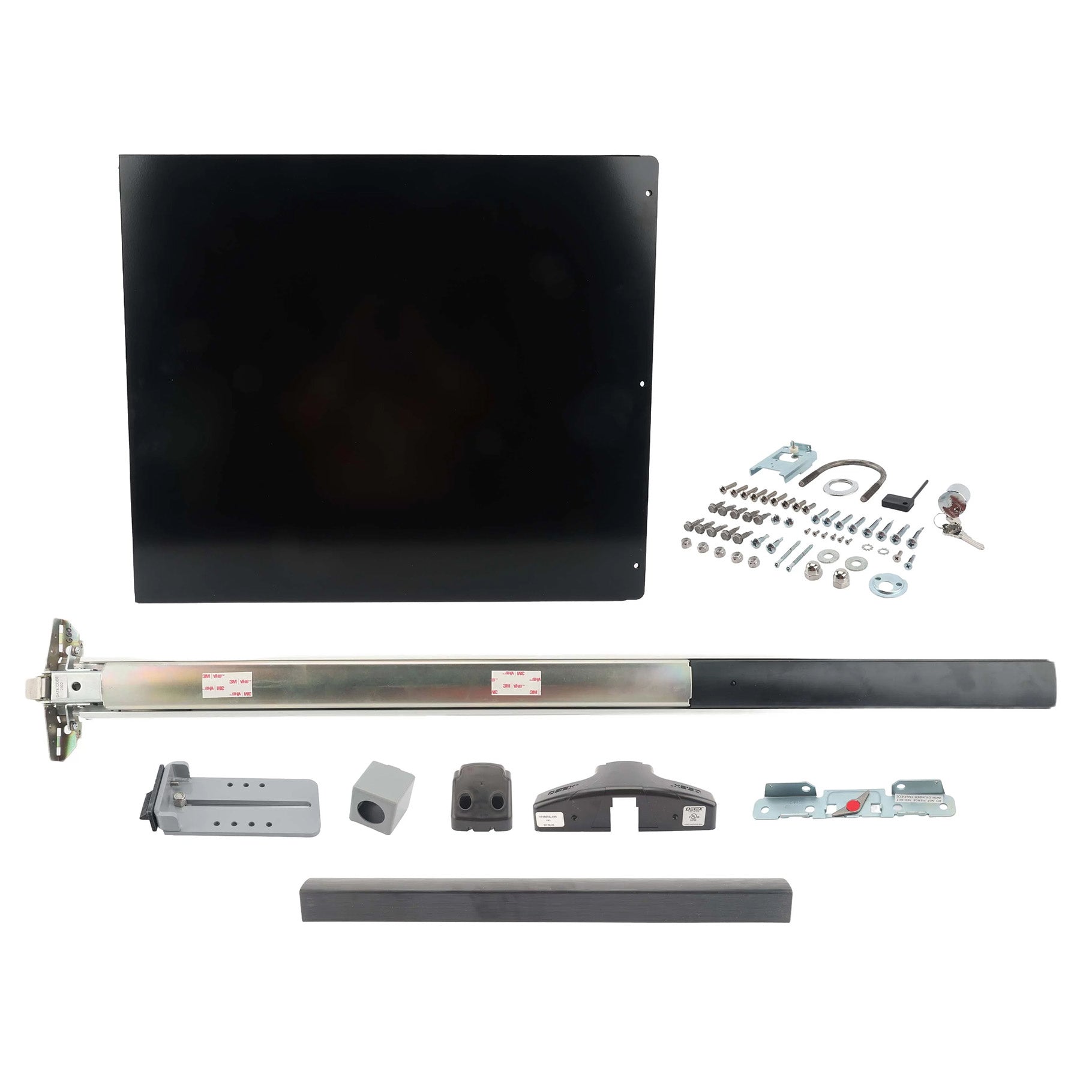 Kit de barra de salida superior DAC Industries 6045 – Barra de salida Detex - Con caja de seguridad