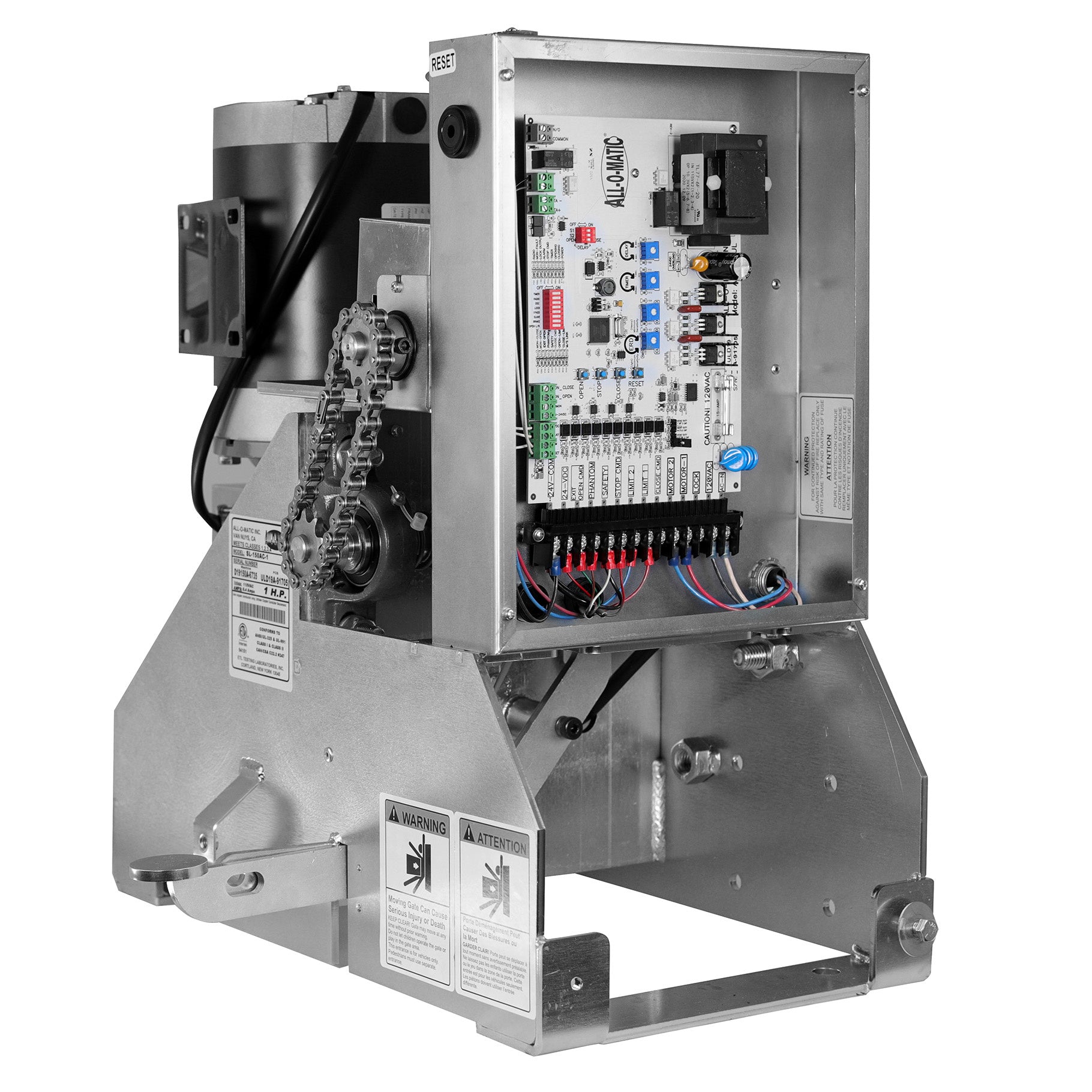 Operador de puerta corrediza All-O-Matic SL-150 de 1 HP CA