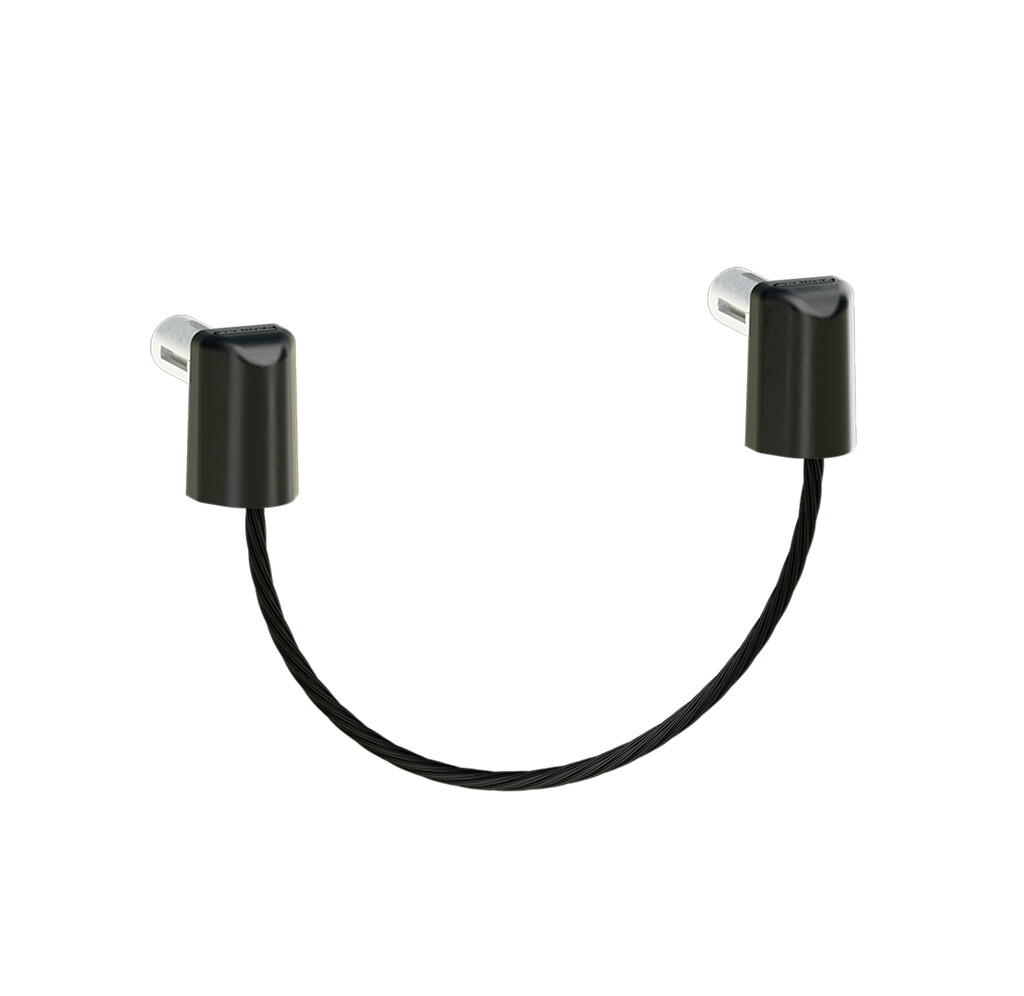 Cable de seguridad de acero inoxidable Locinox B-Safe para portones de hasta 1100 lb