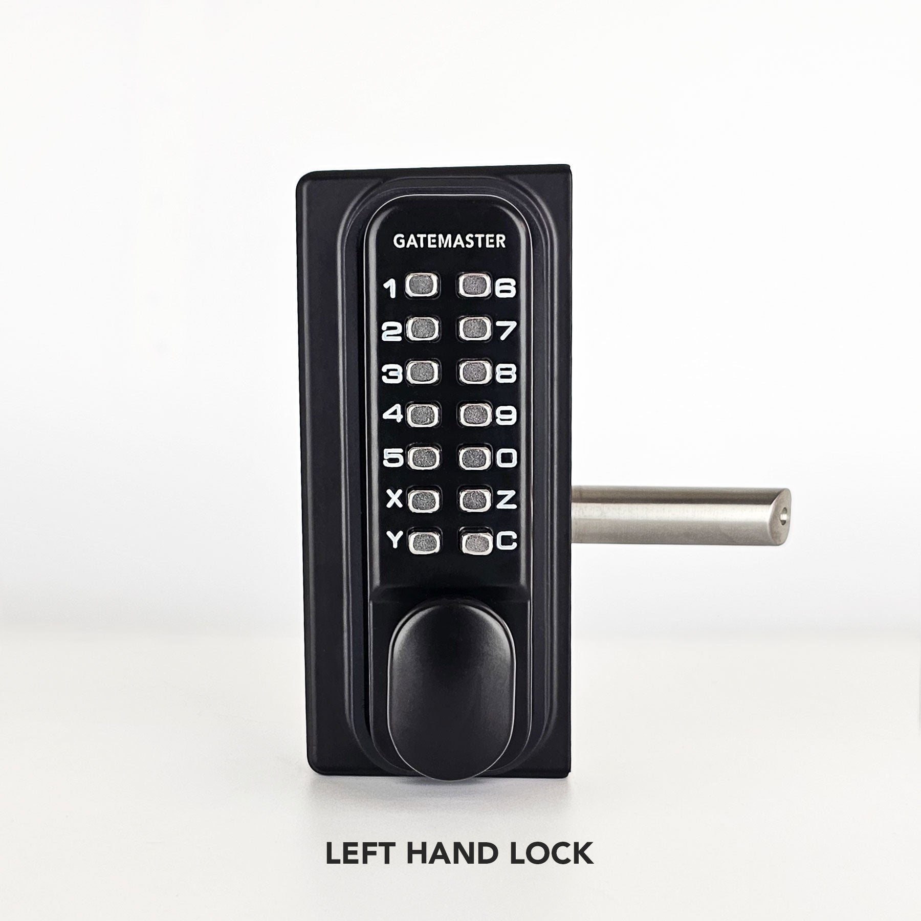 Gatemaster BDGS1030L - BDGS Superlock 2.0 Code Gate Lock - Single-Sided Keypad - Left Hand