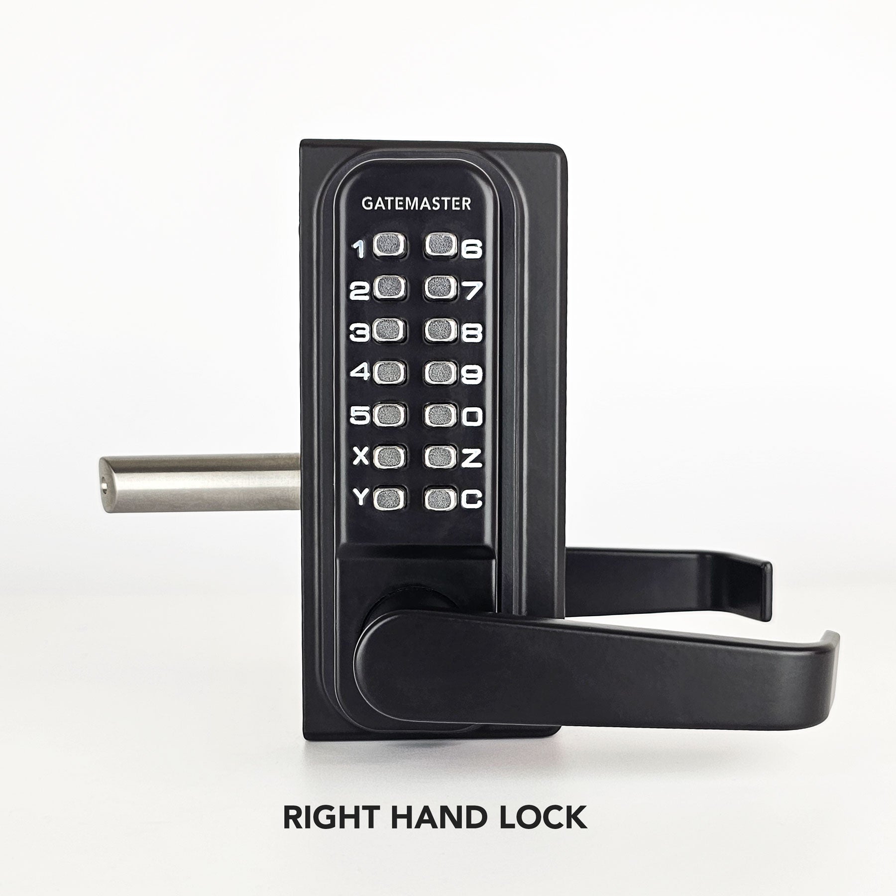 Gatemaster BDGSL1030R - BDGSL Superlock 2.0 Code Gate Lock - Lever Handle - Single-Sided Keypad - Right Hand