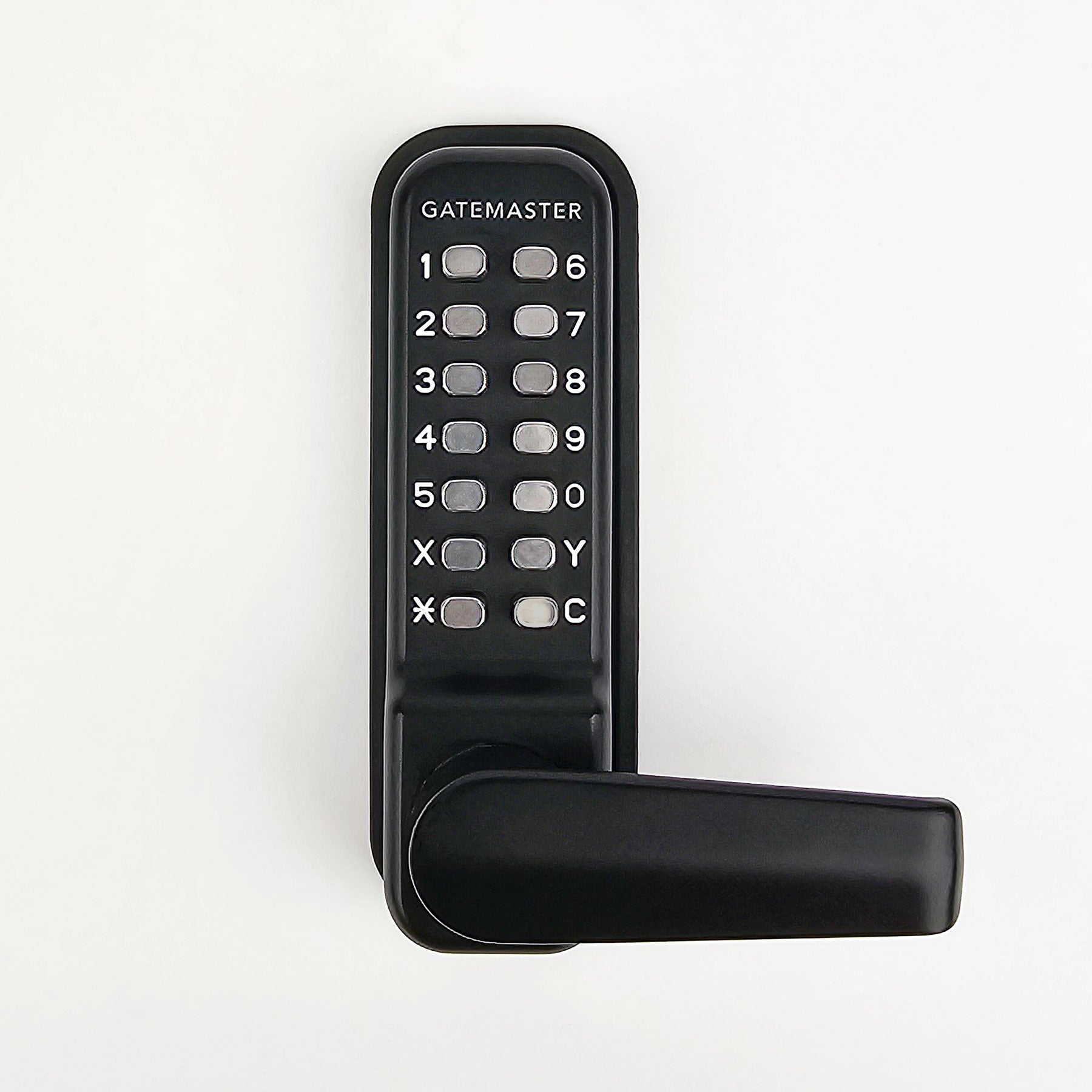 Gatemaster BDGSWRRL - BDGSW Superlock 2.0 RapidReset Gate Lock - Fixed Surface Mounted - Single-Sided Keypad - Left Hand