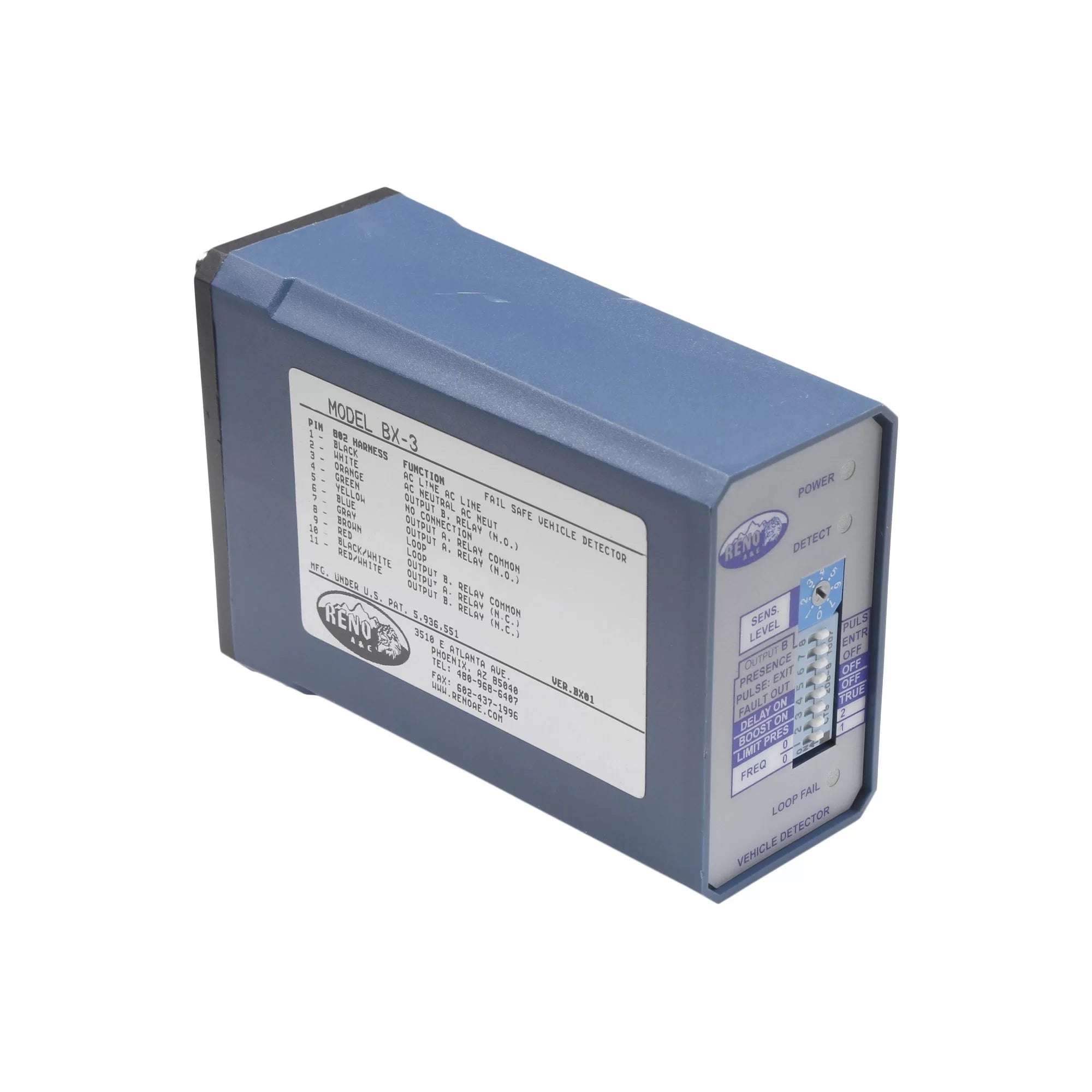 Detector de bucle RENO AE BX-3 de 120 V CA
