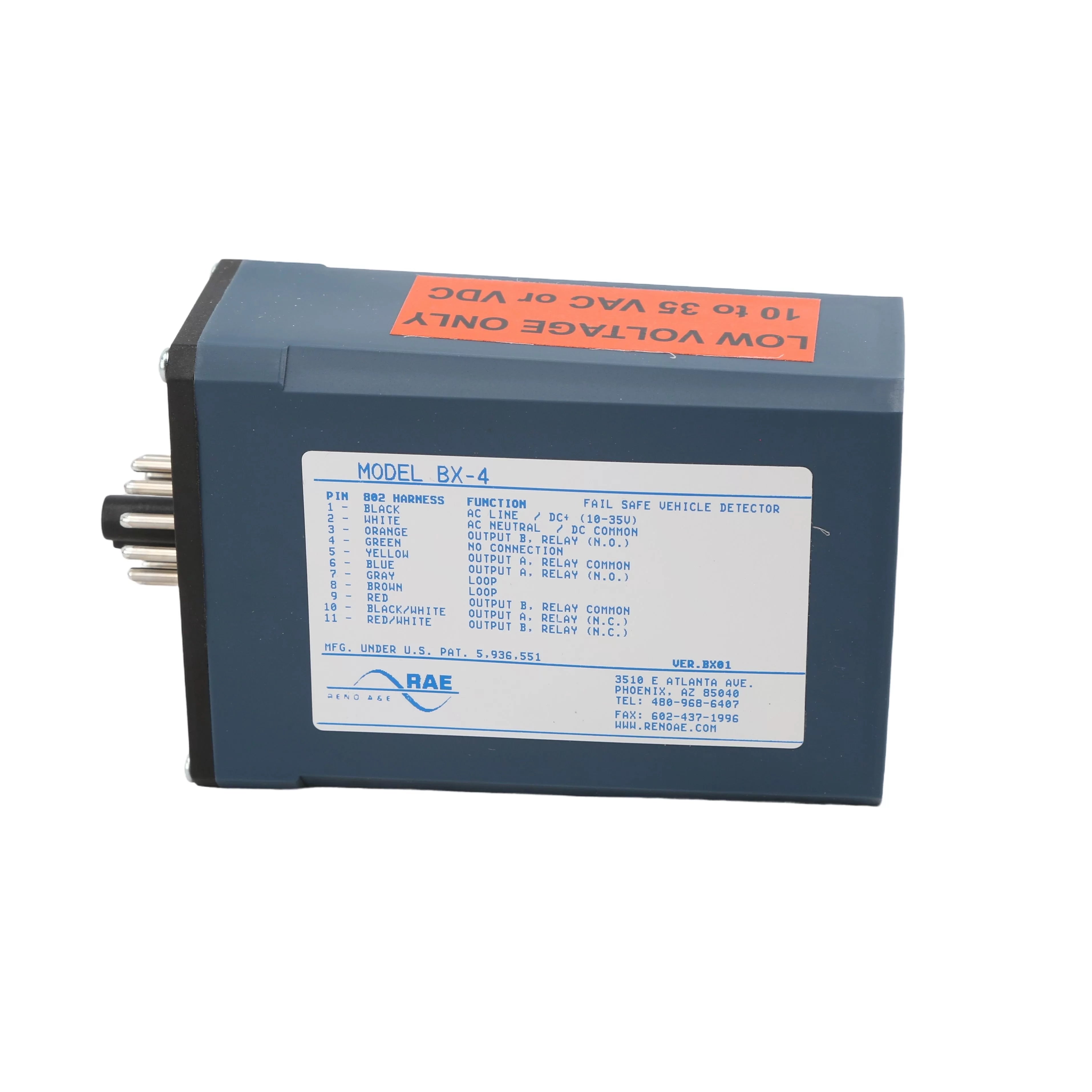 Detector de bucle RENO AE BX-4 12-24 V CA/CC