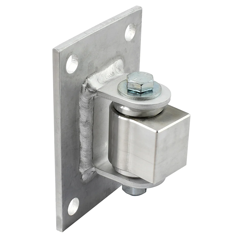 Bisagra BadAss de aluminio de 4" con medio perno y cierre D&D Technologies Shut It® CI3740A