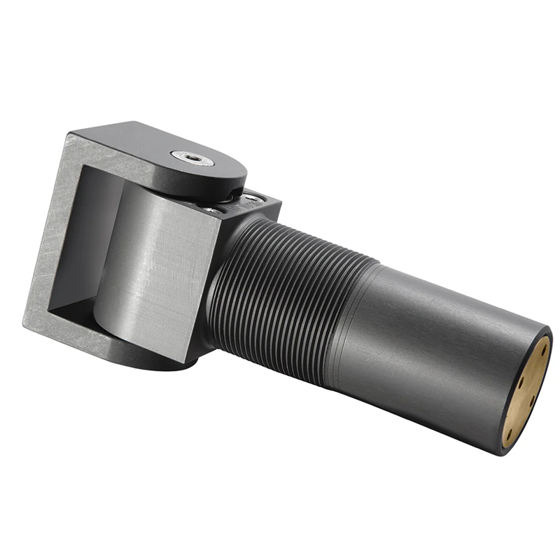 D&D Technologies SureClose® 75108124M Cierrapuertas de bisagra soldable de montaje central con cierre a presión final para puertas de seguridad