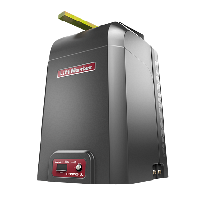 Operador de puerta batiente de velocidad variable de 24 V CC para trabajo pesado Liftmaster HDSW24UL