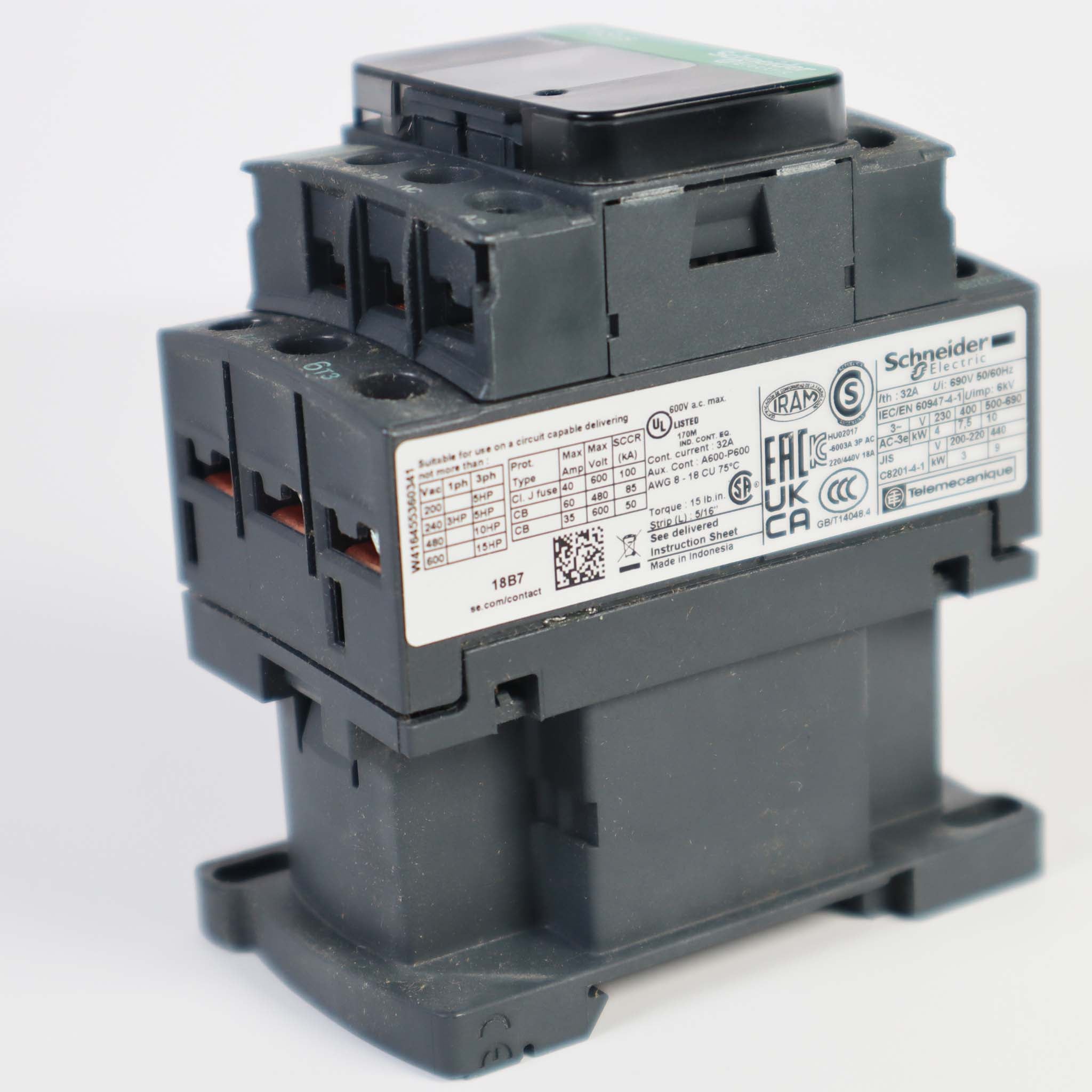 Contactor de motor HySecurity MX000485