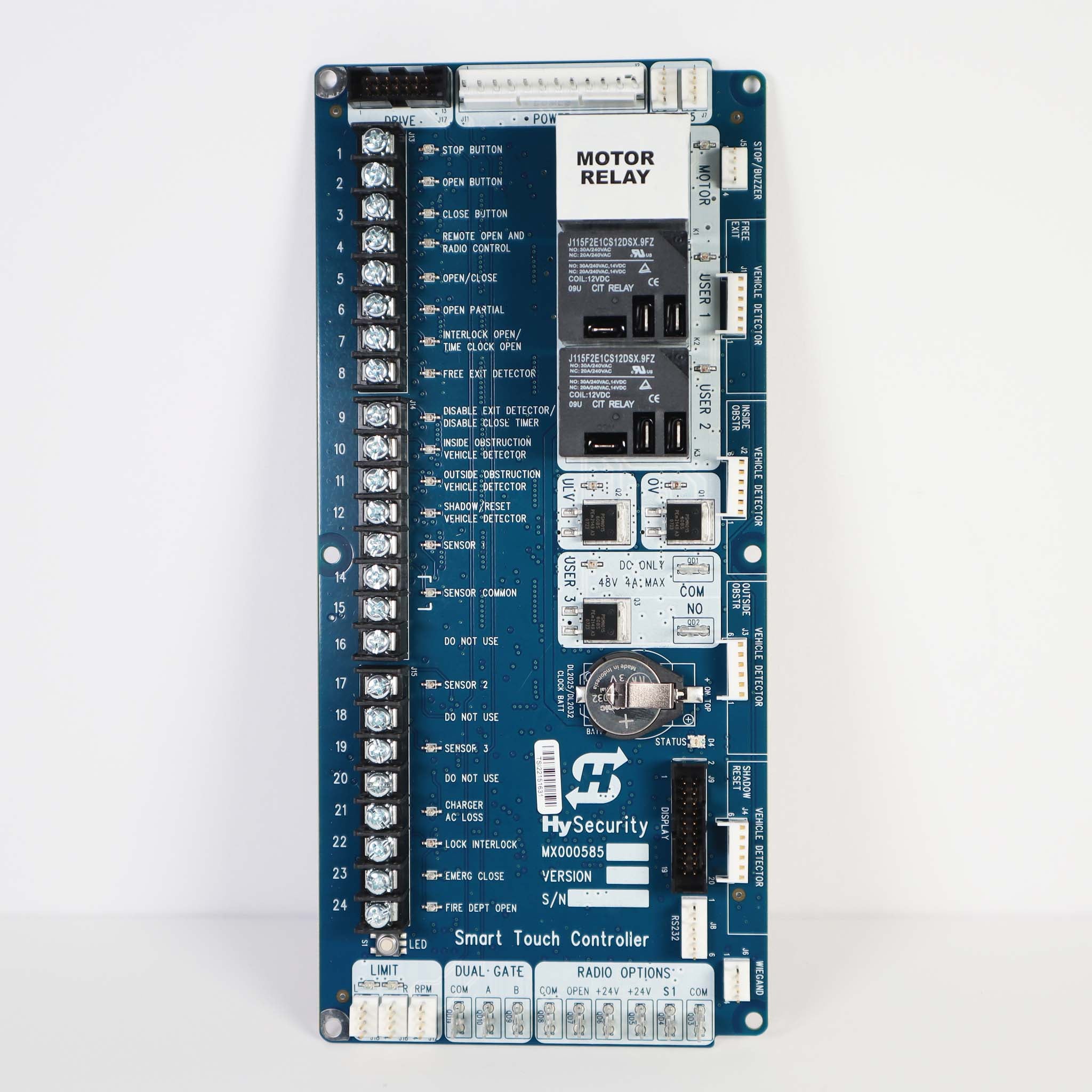 Placa Hysecurity MX000585-2, controlador táctil inteligente