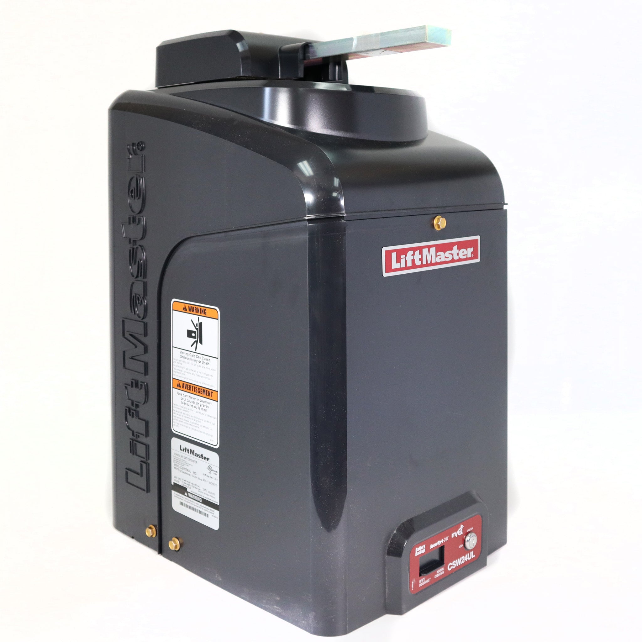 Operador de portón batiente comercial de alto tráfico Liftmaster CSW24UL