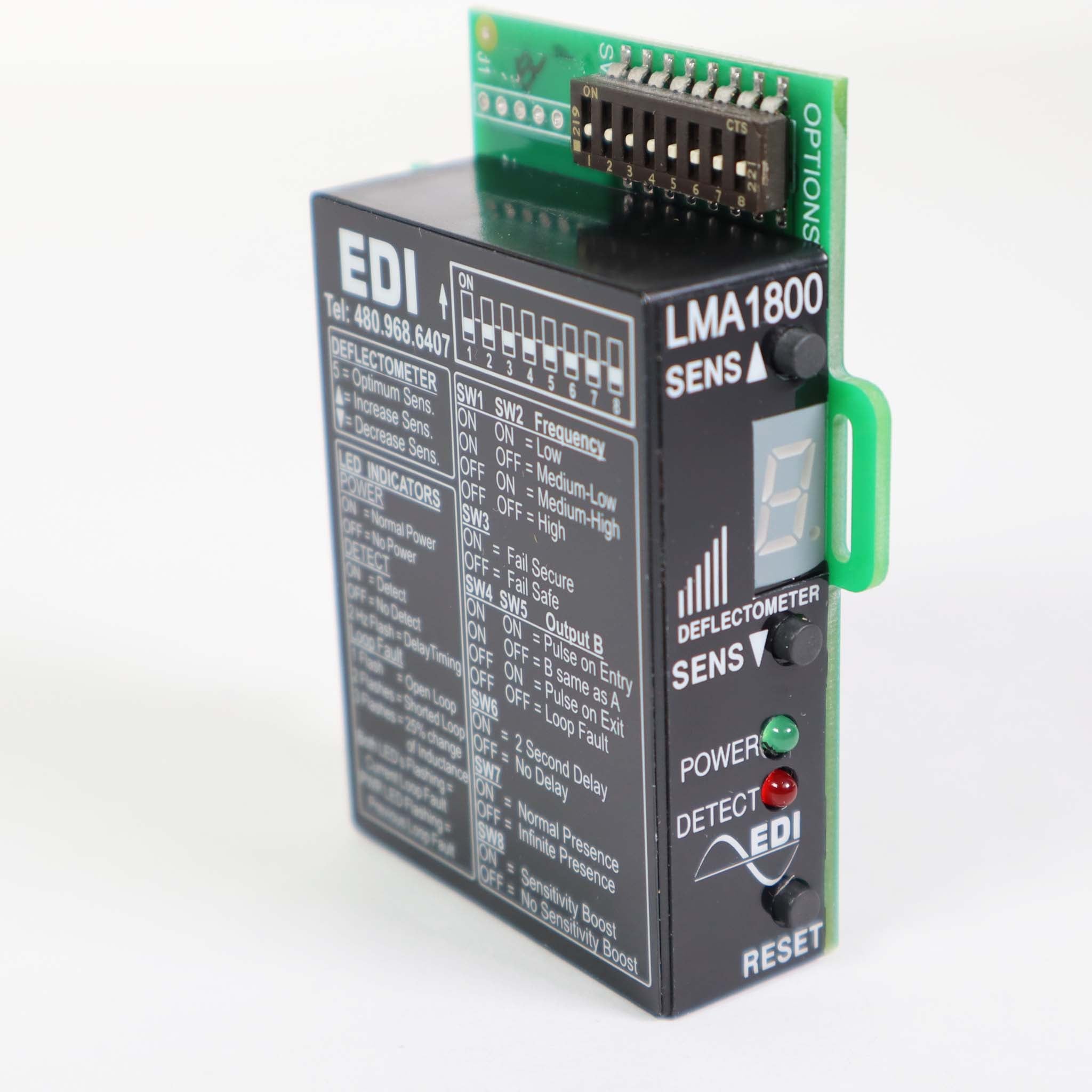 Detector de bucle enchufable BASE LD-1800 ***Descontinuado - Reemplazado por LMA-1800***