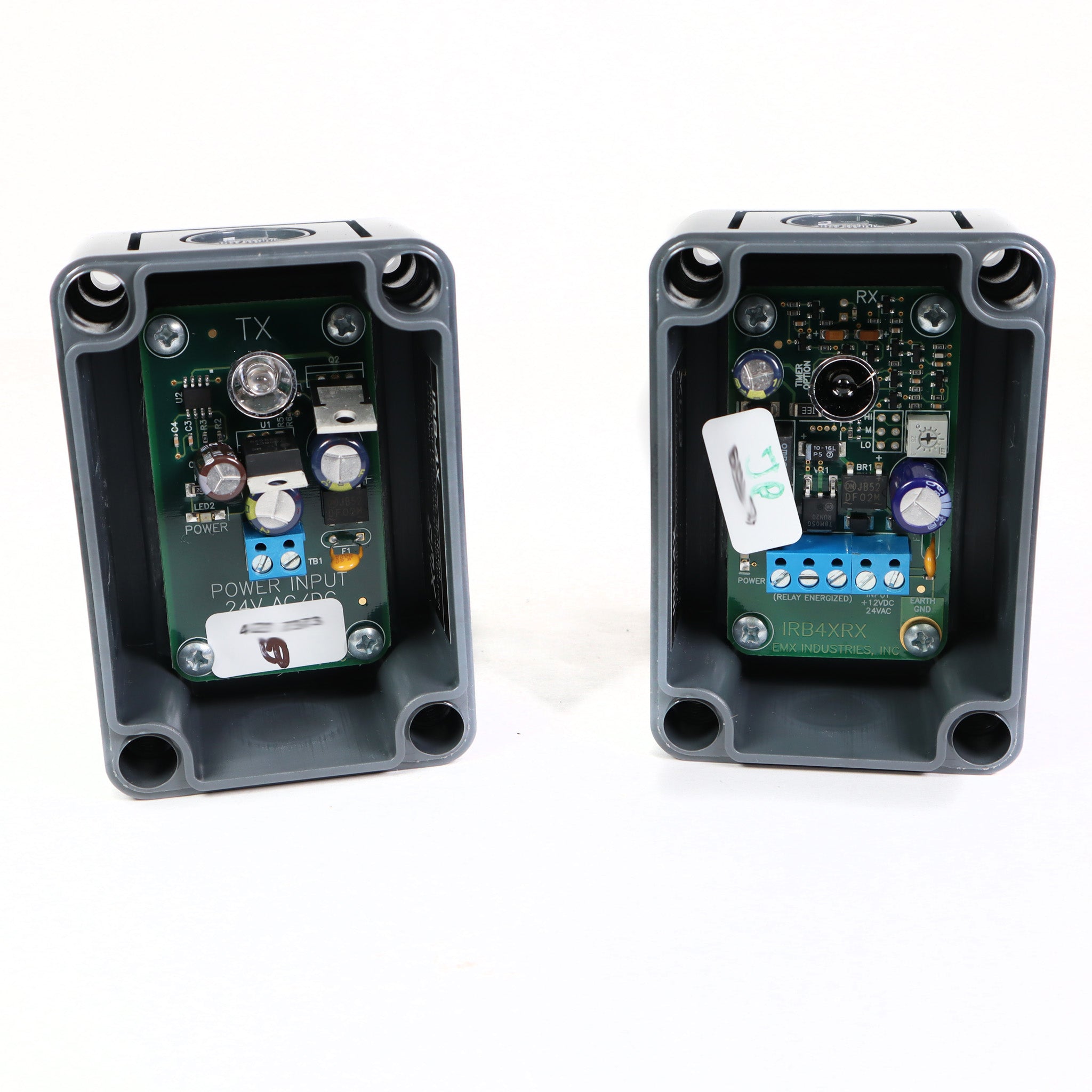 Haz de seguridad fotoeléctrico EMX IRB-4X con capucha ***Descontinuado - Reemplazado por IRB-4X2***