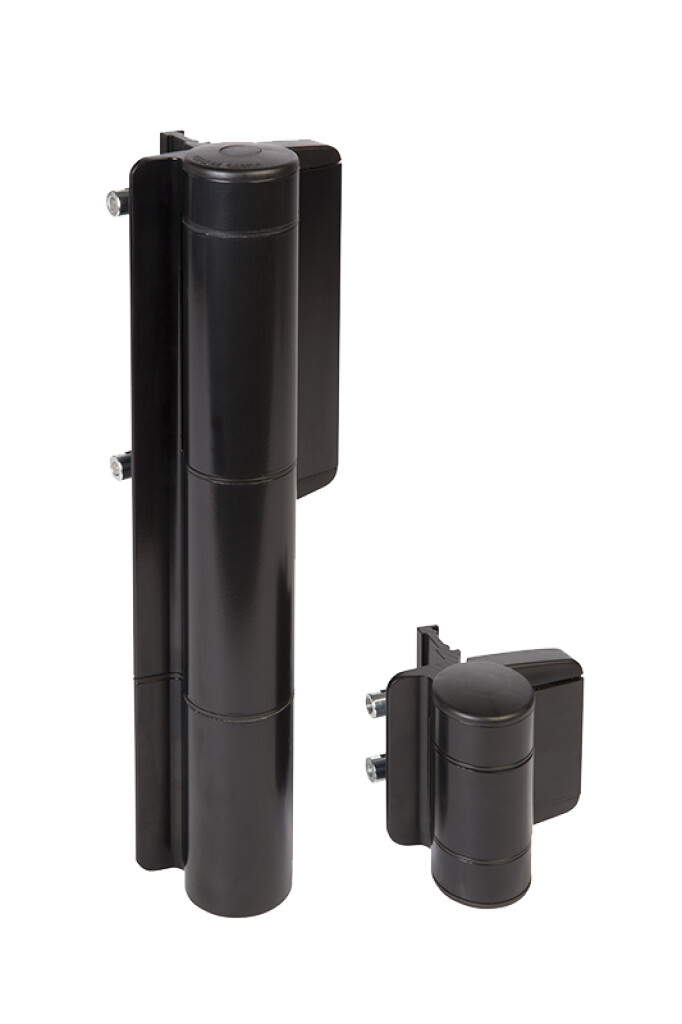 Cierrapuertas hidráulico de 180° de alta resistencia Locinox MAMMOTH-180 con bisagra para portones de hasta 330 lb