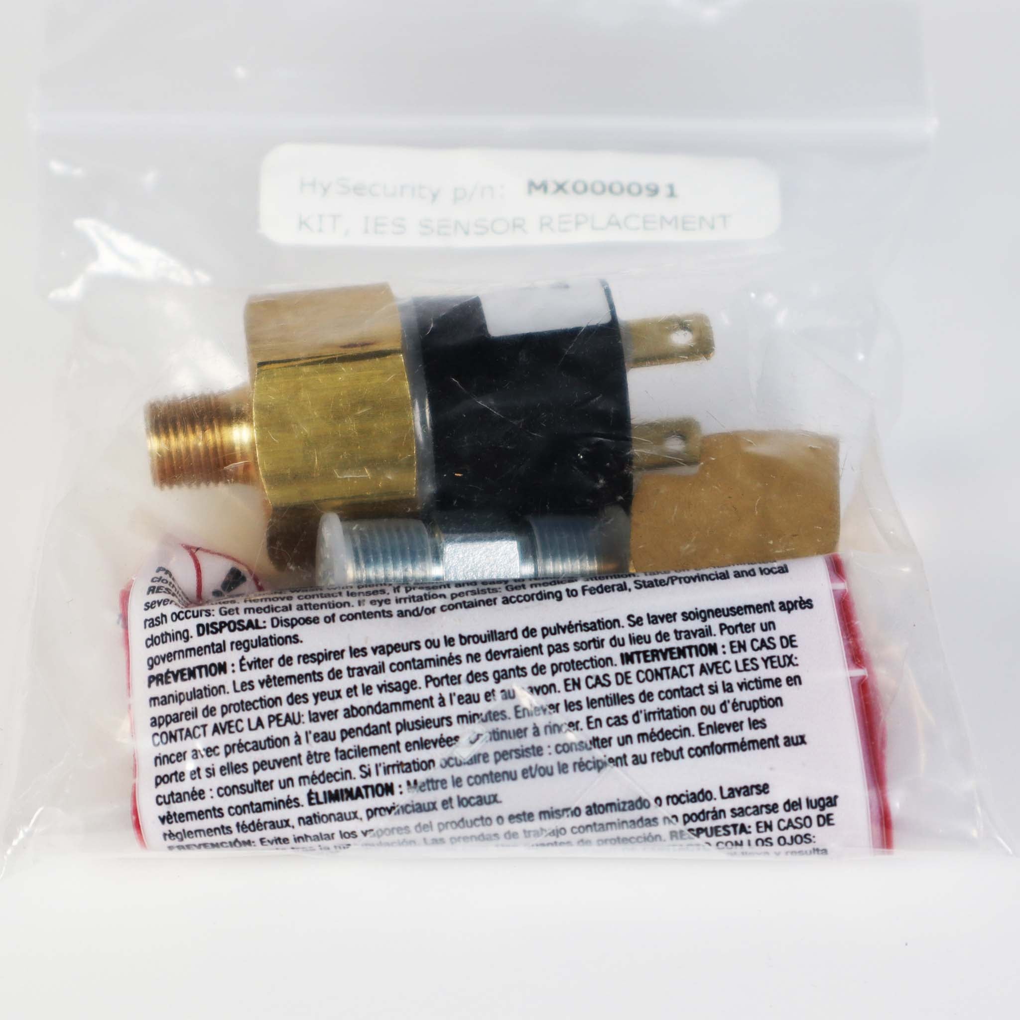 Kit de sensor HySecurity MX000091, atrapamiento inherente