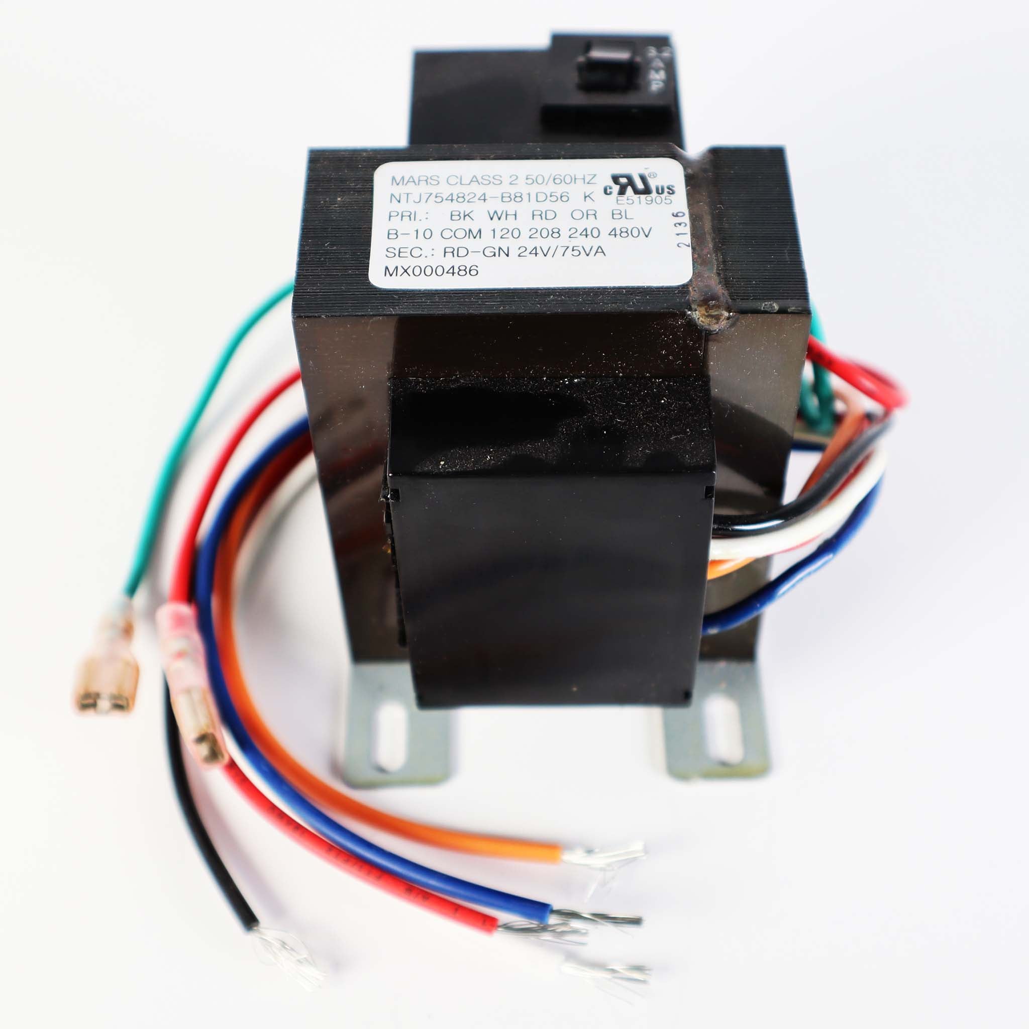 Transformador HySecurity MX000486 24 V CA 75 VA 60 Hz - Todos los 60 Hz excepto 575 V CA