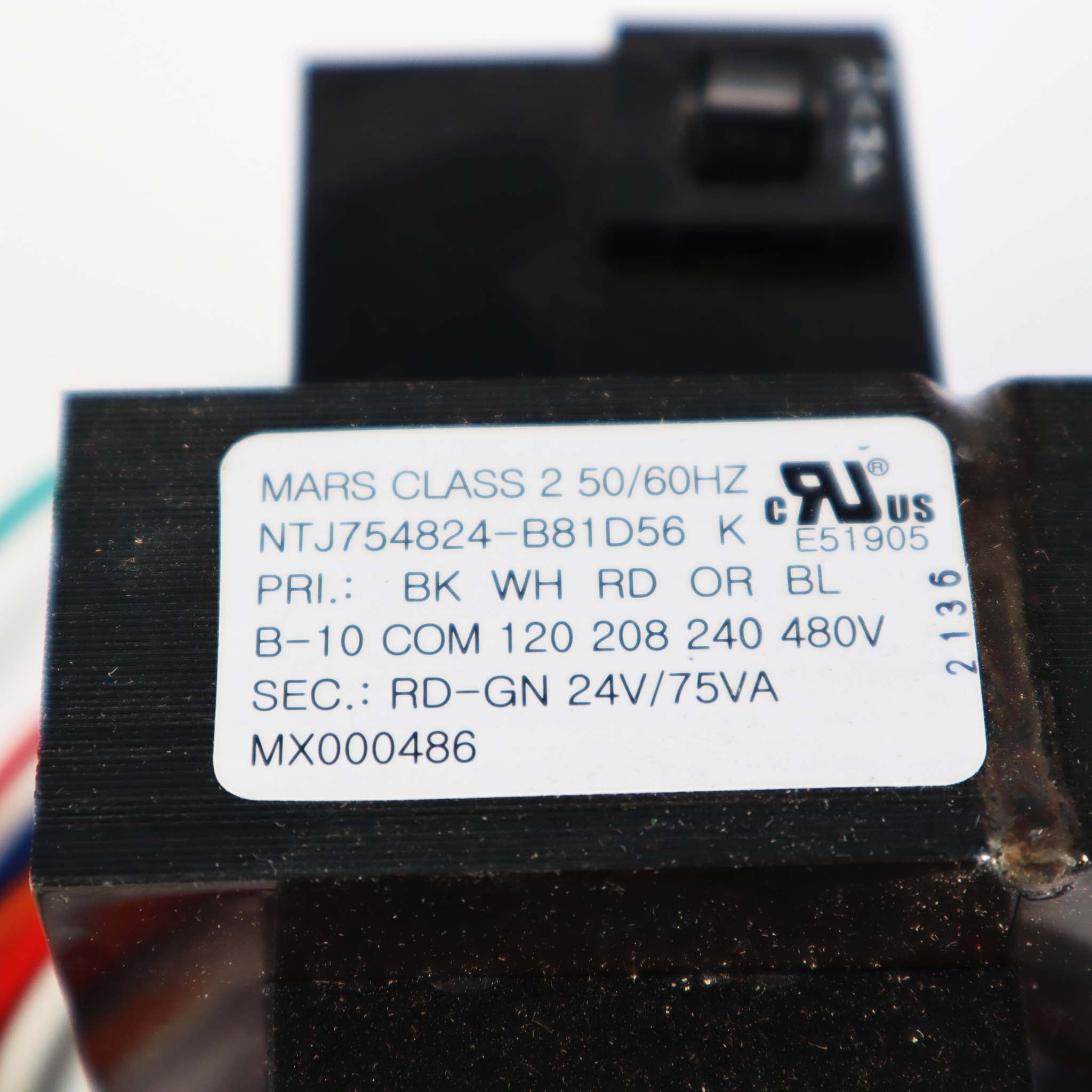 Transformador HySecurity MX000486 24 V CA 75 VA 60 Hz - Todos los 60 Hz excepto 575 V CA