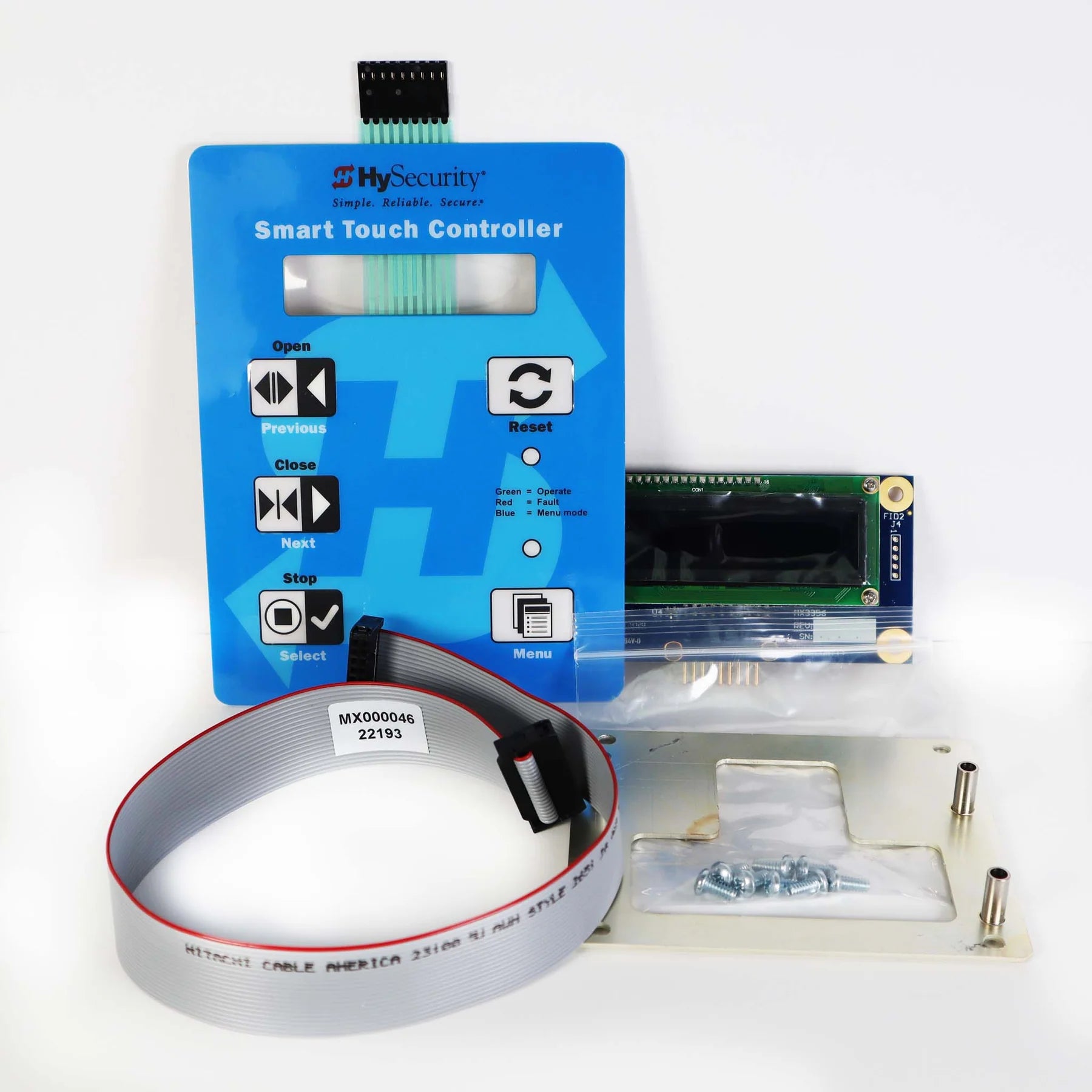 Teclado de pantalla HySecurity MX001756 de estilo antiguo. ***Se enviará el kit de actualización MX3542 descontinuado***