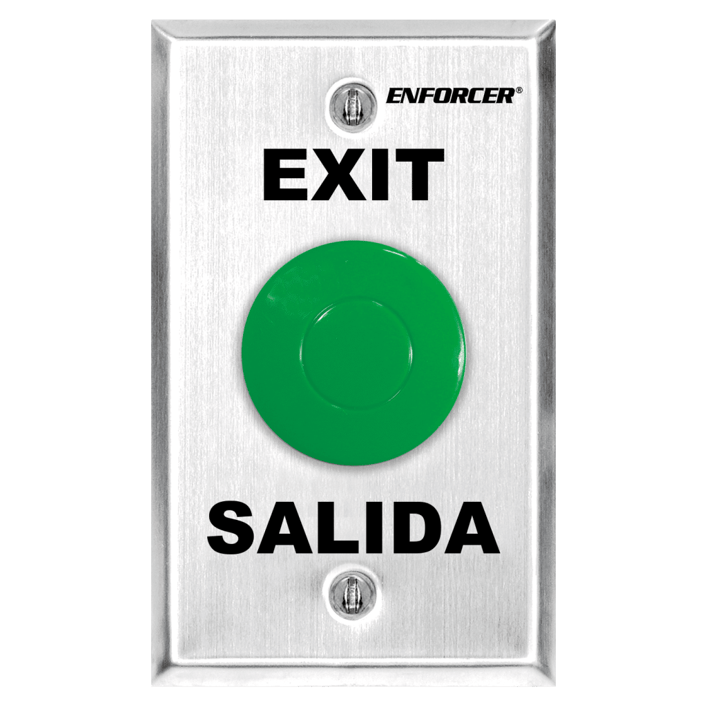 Seco-Larm SD-7201GAPT1Q - Temporizador integrado de 1 1/2" con tapa tipo hongo verde