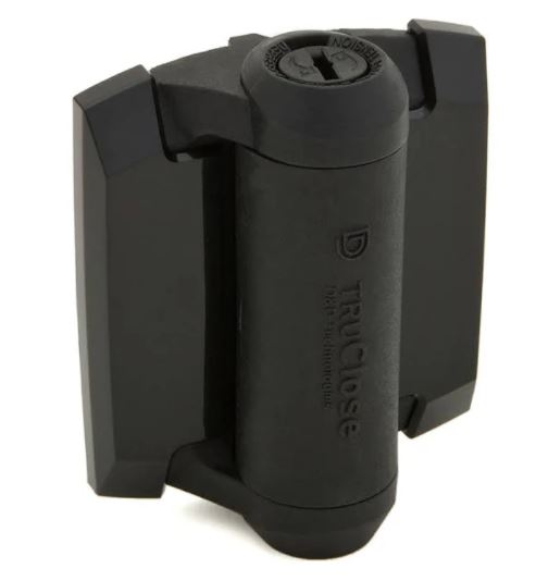 D&D Technologies TruClose® TCA1L2S3BT REGULAR para portones metálicos - Negro, 2 patas