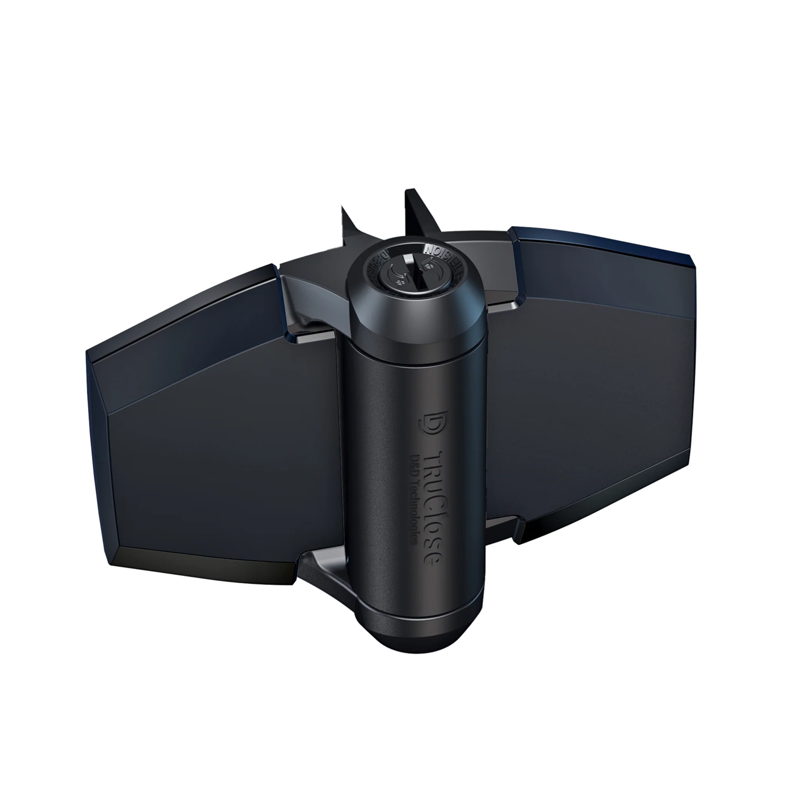 D&D Technologies TruClose® TCA3L2S3BT REGULAR para portones de madera y vinilo - Negro, 2 patas