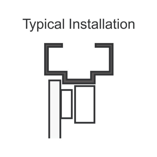 Cerraduras magnéticas para interiores con montaje en soporte en Z Seco-Larm E-941S-600-ZQ