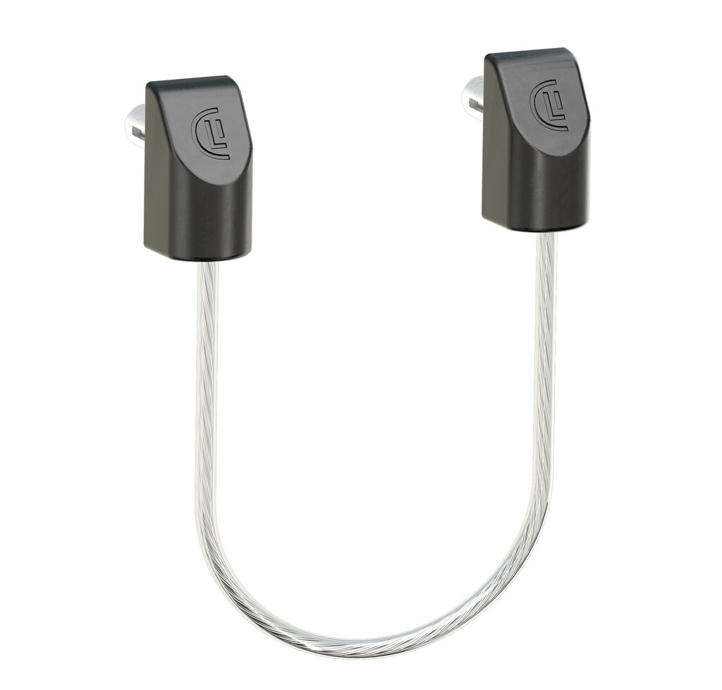 Cable de seguridad de acero inoxidable Locinox U-Safe para portones de hasta 1100 lb