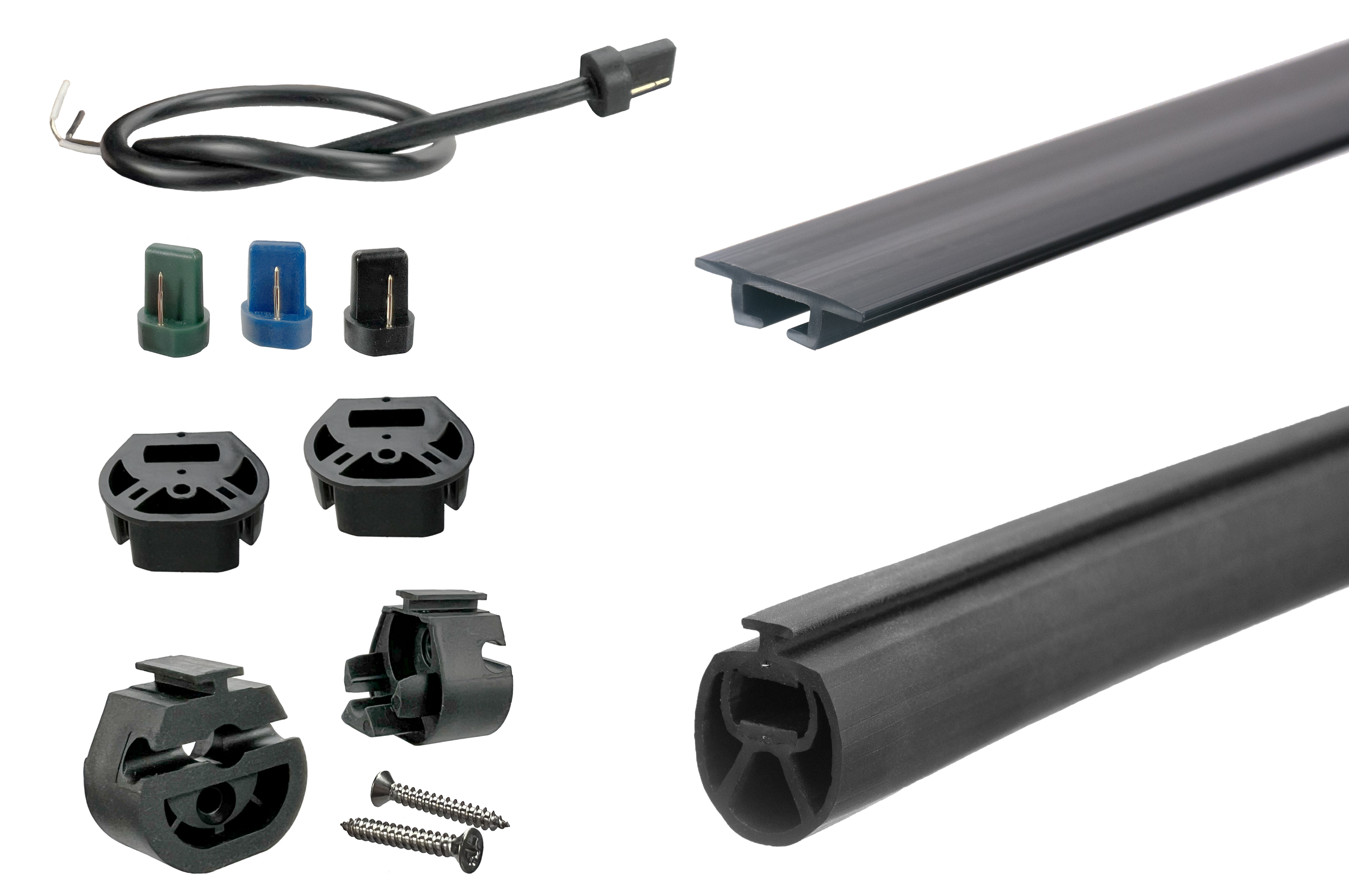 Miller Edge CPT210-EDGE-5-T1T2 - 5-ft. CPT210 Edge Kit: Monitored & Non-Monitored with ME210-C7 Mounting Channel