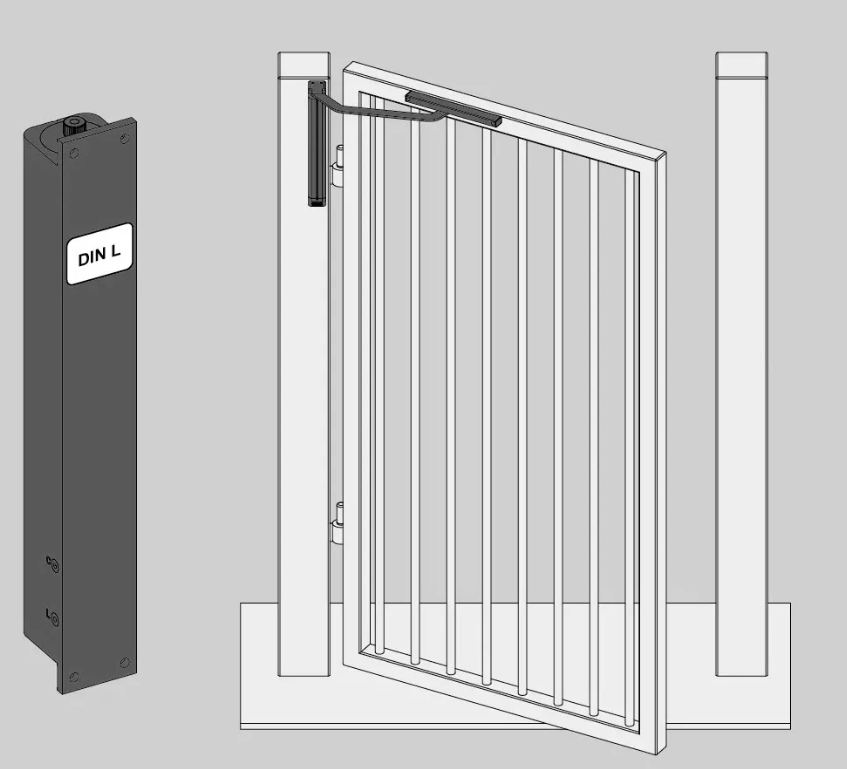 D&D Technologies DCA632-9004 Slimline Mounting Plate for Guide Rail