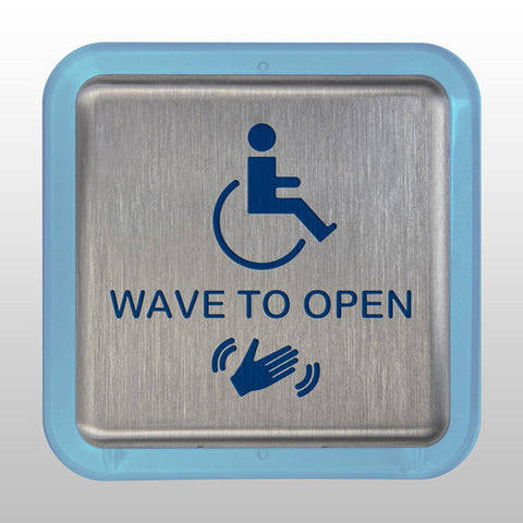 BEA MS21 Wireless Touchless Sensor 4.75" Square Text & Logo ***Discontinued- Replaced by MS41***