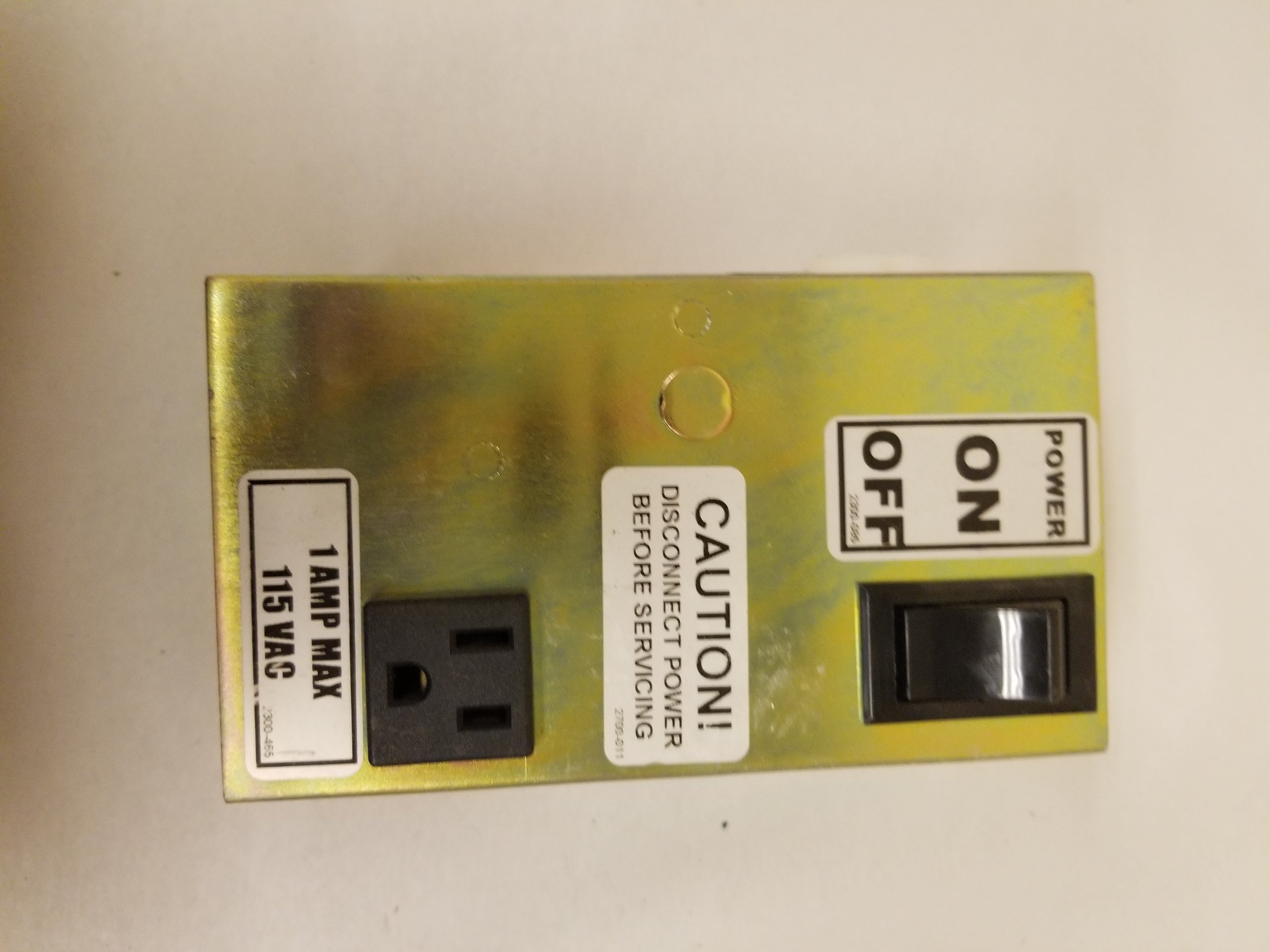 Linear 2510-422 CAJA DE ALIMENTACIÓN CONJUNTO SW/SL 115V APEX