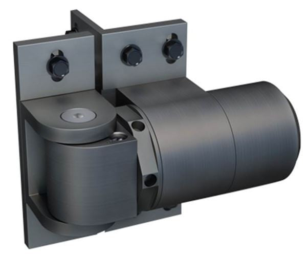 Cierrapuertas de bisagra atornillable SureClose® READYFIT 74108323T de D&D Technologies con función de seguridad