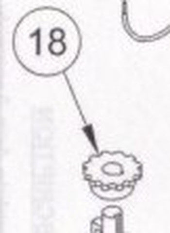 Piñón lineal 2200-190, 40 B 12, diámetro interior de 3/4"