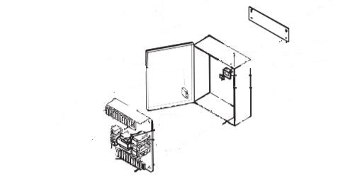 Liftmaster K-73BG770-3311 Caja eléctrica, BG770-33-11