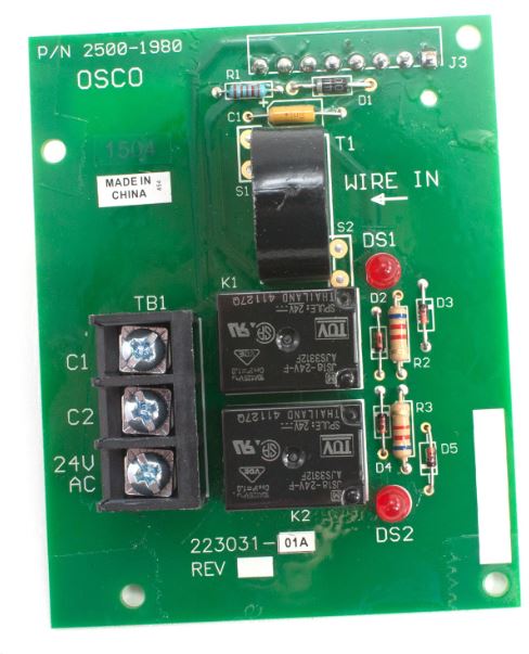 Placa de motor lineal OSCO 2500-1980 CA trifásica