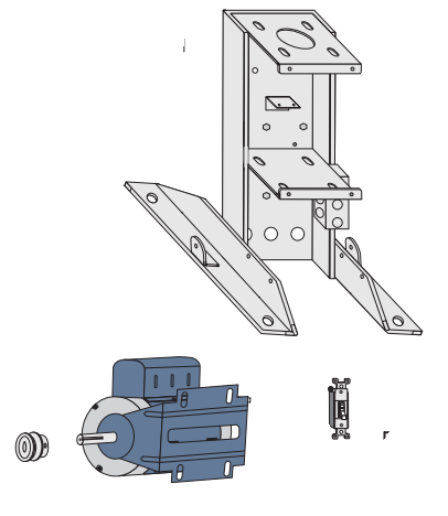 ARNÉS DE CABLES PARA MOTOR DE CA DE 1/2 HP All-O-Matic MTR-H1050
