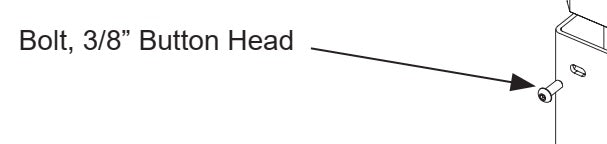 Perno Hysecurity MX001089, cabeza abombada, 3/8", niquelado