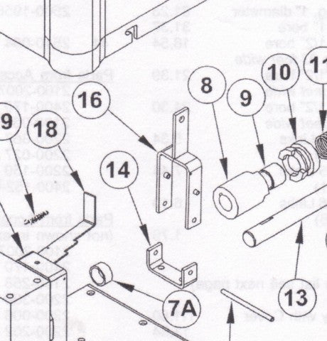 Manija de desconexión Linear 2120-477