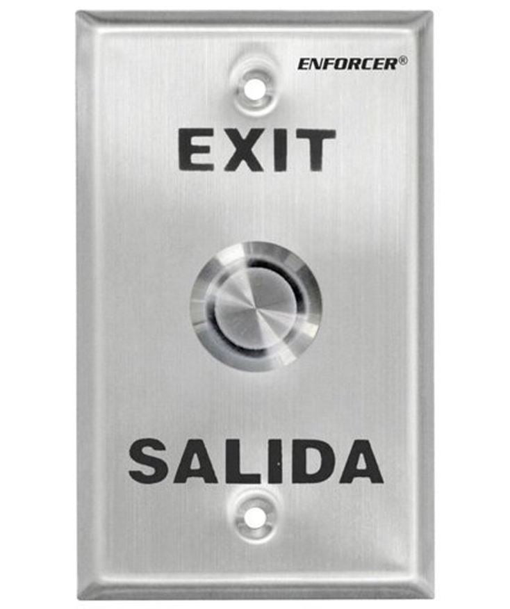 Seco-Larm SEA SD-7204SGEX1Q Vandal Resistant, Stainless Steel Push Button Faceplate
