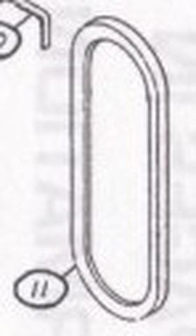 Correa trapezoidal lineal 2200-109 de 27"