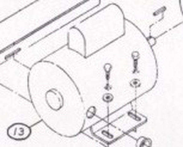 Linear 2500-2311 Motor 1 HP, 115V, 1 Phase
