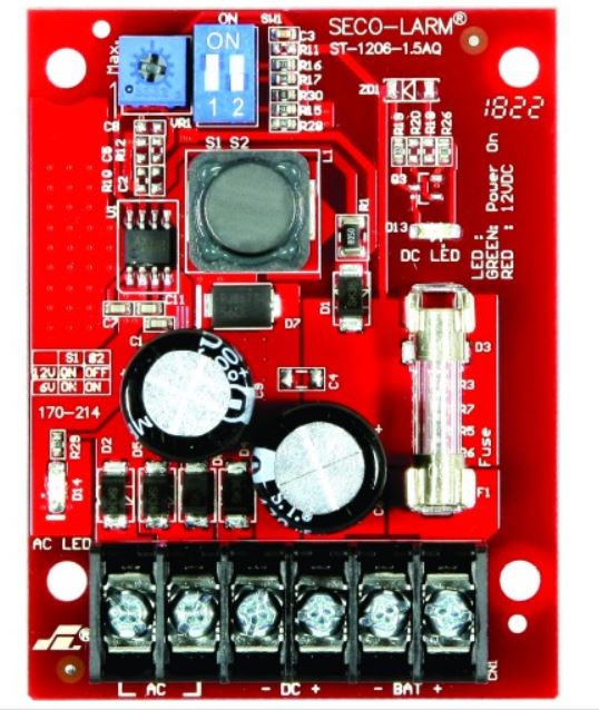 thumbnail image 2 of Seco-Larm Enforcer Power Supply Charger, 2.5A Continuous, 3A Peak 2 of 9