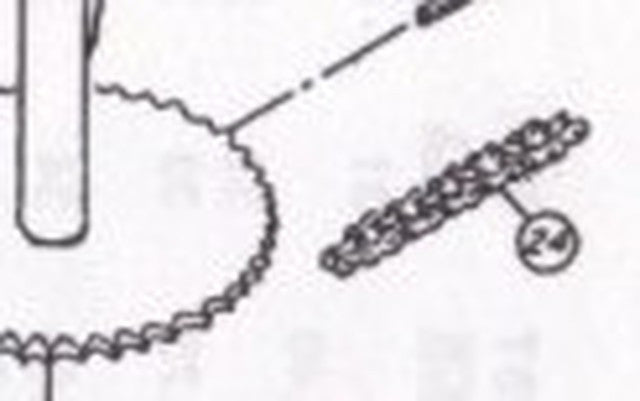 Cadena Linear 2100-206 #40, 30 eslabones