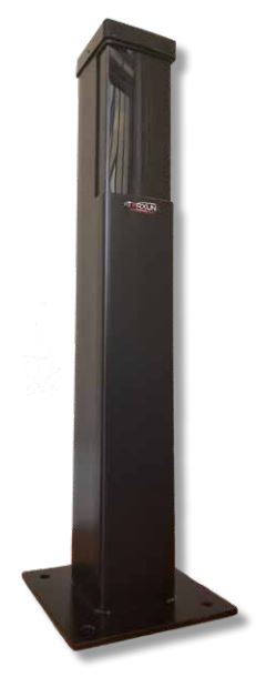 Torxun 1100.001B SENSORVAULT, MONTAJE DE BRIDA, NEGRO (COMPATIBLE CON OPTEX OVS-01GT)